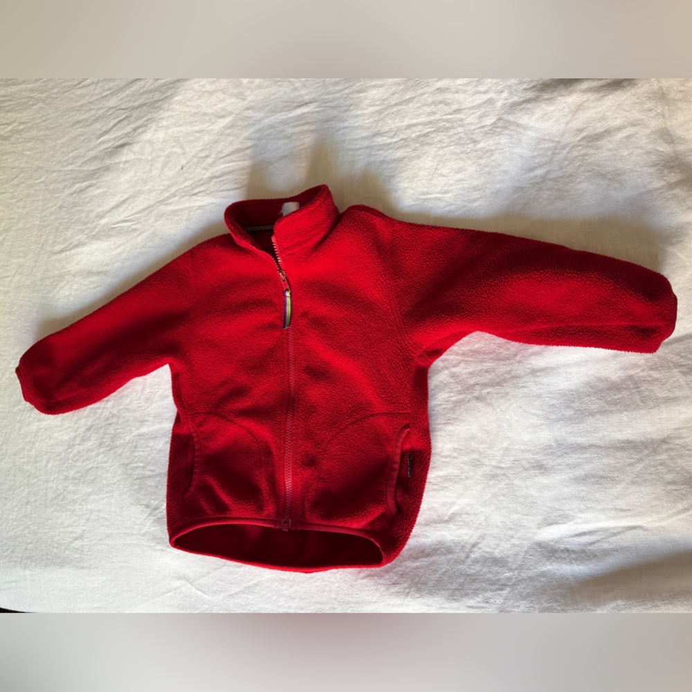 MEC Red Fleece - made in Canada - size 4T